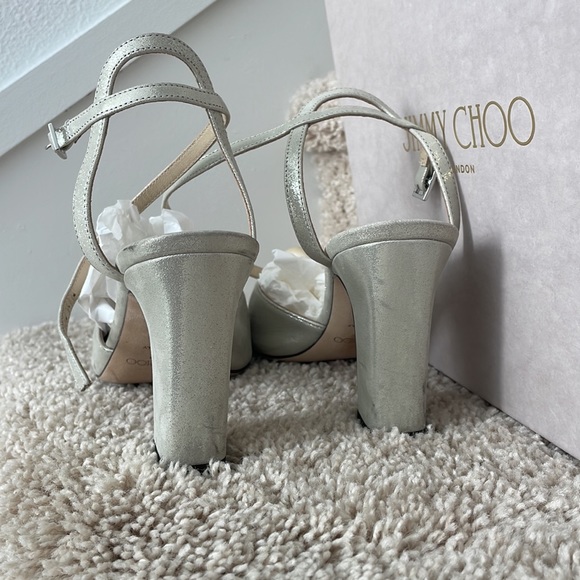 Jimmy Choo size 8.5 Bride shoe (wore once!) - Picture 15 of 17